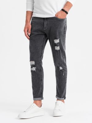 Ombre Clothing - Jeansy męskie ze sklepu: ombre w kategorii: Jeansy męskie - zdjęcie 2F79836-D9D-2071_127250
