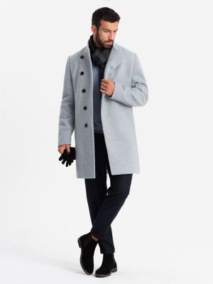 Płaszcz męski Ombre Clothing ze sklepu: ombre w kategorii: Płaszcze męskie - zdjęcie 2F79836-D9D-2071_127275