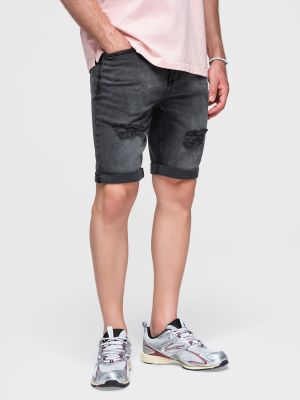 Ombre Clothing - Spodenki męskie klasyczny casualowe ze sklepu: ombre w kategorii: Spodenki męskie - zdjęcie 2F79836-D9D-2071_128388