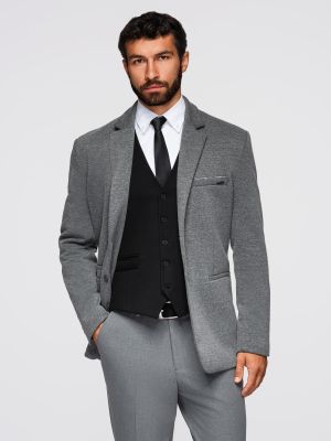Marynarka męska jesienna Ombre Clothing ze sklepu: ombre w kategorii: Marynarki męskie - zdjęcie 2F79836-D9D-2071_128843