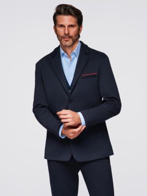 Marynarka męska jesienna Ombre Clothing ze sklepu: ombre w kategorii: Marynarki męskie - zdjęcie 2F79836-D9D-2071_128843