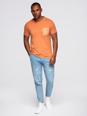T-shirt męski casual Ombre Clothing ze sklepu: ombre w kategorii: T-shirty męskie - zdjęcie 2F79836-D9D-2071_128990