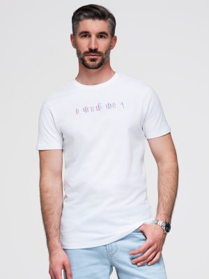 T-shirt męski na wiosnę Ombre Clothing ze sklepu: ombre w kategorii: T-shirty męskie - zdjęcie 2F79836-D9D-2071_129049