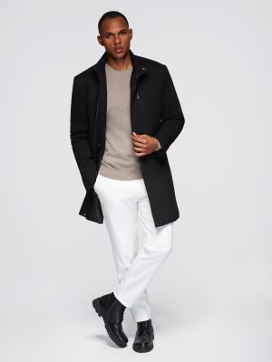 Ombre Clothing - Płaszcz męski ze sklepu: ombre w kategorii: Płaszcze męskie - zdjęcie 2F79836-D9D-2071_129293