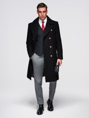 Płaszcz męski Ombre Clothing ze sklepu: ombre w kategorii: Płaszcze męskie - zdjęcie 2F79836-D9D-2071_129404-6