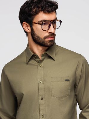 Ombre Clothing - Koszula męska wiosenna ze sklepu: ombre w kategorii: Koszule męskie - zdjęcie 2F79836-D9D-2071_155676