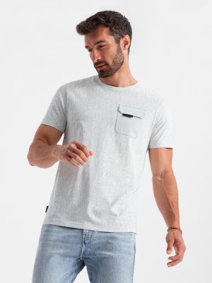 T-shirt męski casual Ombre Clothing ze sklepu: ombre w kategorii: T-shirty męskie - zdjęcie 2F79836-D9D-2071_144288