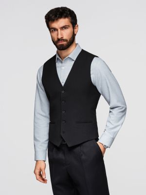 Kamizelka męska na jesień Ombre Clothing ze sklepu: ombre w kategorii: Kamizelki męskie - zdjęcie 2F79836-D9D-2071_156774