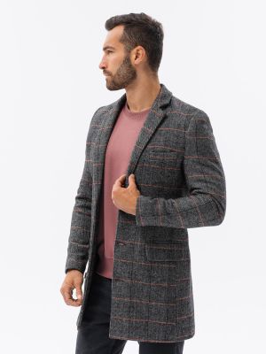 Ombre Clothing - Płaszcz męski ze sklepu: ombre w kategorii: Płaszcze męskie - zdjęcie 2F79836-D9D-2071_21556