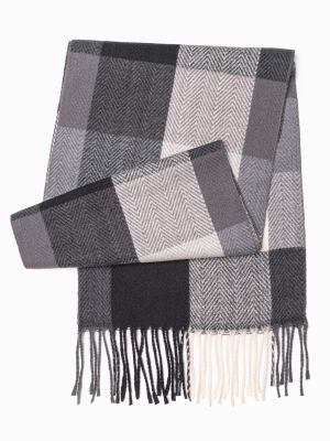 Szalik na jesień casual Ombre Clothing ze sklepu: ombre w kategorii: Szaliki męskie - zdjęcie 2F79836-D9D-2071_23393