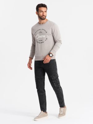 Ombre Clothing - Spodnie męskie na jesień ze sklepu: ombre w kategorii: Spodnie męskie - zdjęcie 2F79836-D9D-2071_23981