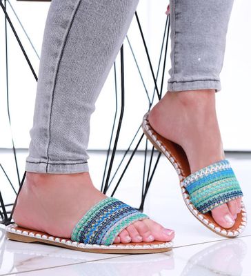 Klapki damskie eleganckie ze sklepu: Pantofelek24.pl w kategorii: Klapki damskie - zdjęcie 36E097C-33F-2866_30099