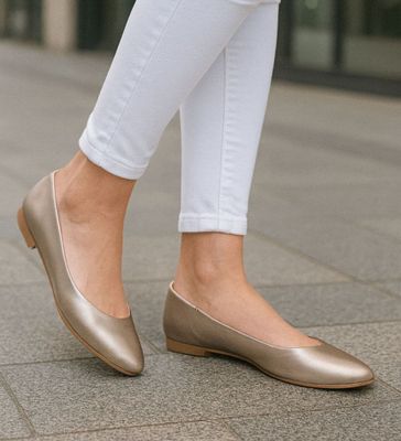Balerinki casual ze sklepu: Pantofelek24.pl w kategorii: Balerinki - zdjęcie 36E097C-33F-2866_33578
