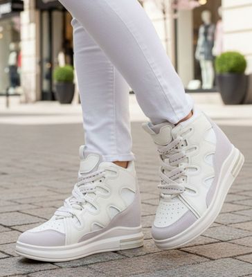 Trampki damskie casualowe ze sklepu: Pantofelek24.pl w kategorii: Trampki damskie - zdjęcie 36E097C-33F-2866_33660