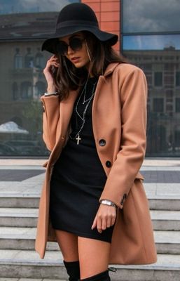 Roco - Płaszcz damski elegancki ze sklepu: intimiti.pl w kategorii: Płaszcze damskie - zdjęcie 3B4B001-93A-4736_134779
