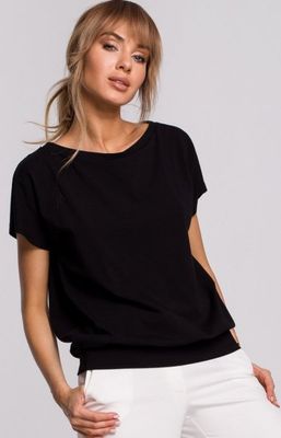 Bluzka damska bez wzorów casual Moe ze sklepu: intimiti.pl w kategorii: Bluzki damskie - zdjęcie 3B4B001-93A-4736_145050