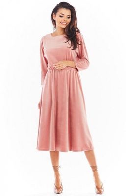 Sukienka casual gładka AWAMA ze sklepu: intimiti.pl w kategorii: Sukienki - zdjęcie 3B4B001-93A-4736_166517