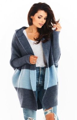 Sweter damski bez wzorów AWAMA ze sklepu: intimiti.pl w kategorii: Swetry damskie - zdjęcie 3B4B001-93A-4736_172712