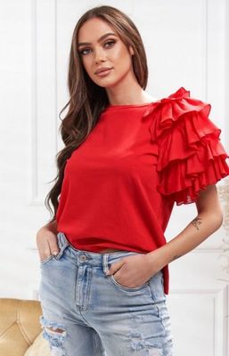 Bluzka damska gładka Lola Fashion ze sklepu: intimiti.pl w kategorii: Bluzki damskie - zdjęcie 3B4B001-93A-4736_184363