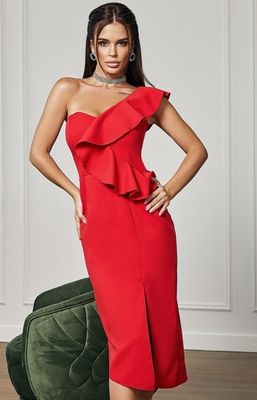 Bicotone - Sukienka elegancka ze sklepu: intimiti.pl w kategorii: Sukienki - zdjęcie 3B4B001-93A-4736_190127