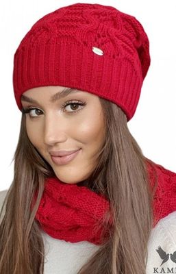 Czapka zimowa damska casual Kamea ze sklepu: intimiti.pl w kategorii: Czapki zimowe damskie - zdjęcie 3B4B001-93A-4736_196386