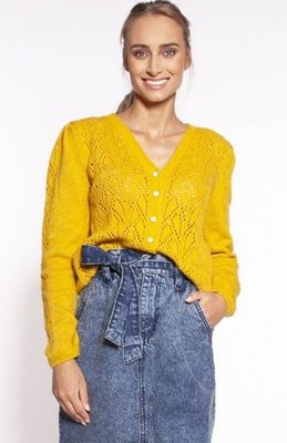 Sweter damski koronkowy MKM ze sklepu: intimiti.pl w kategorii: Swetry damskie - zdjęcie 3B4B001-93A-4736_210117