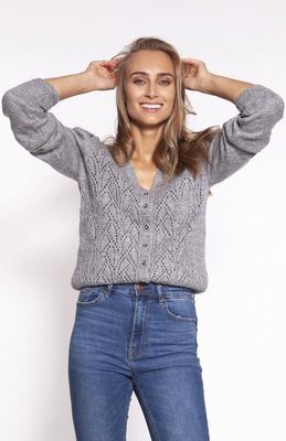 Sweter damski bez wzorów MKM ze sklepu: intimiti.pl w kategorii: Swetry damskie - zdjęcie 3B4B001-93A-4736_210118