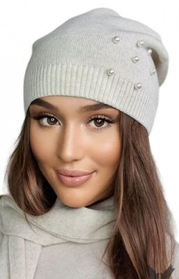 Kamea - Czapka zimowa damska casual ze sklepu: intimiti.pl w kategorii: Czapki zimowe damskie - zdjęcie 3B4B001-93A-4736_210732