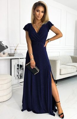 Sukienka elegancka gładka Numoco ze sklepu: intimiti.pl w kategorii: Sukienki - zdjęcie 3B4B001-93A-4736_214326
