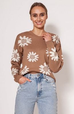 Sweter damski koronkowy MKM ze sklepu: intimiti.pl w kategorii: Swetry damskie - zdjęcie 3B4B001-93A-4736_215726