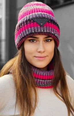 Czapka zimowa damska casual jesienny Kamea ze sklepu: intimiti.pl w kategorii: Czapki zimowe damskie - zdjęcie 3B4B001-93A-4736_222812