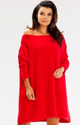 Sukienka w sportowym stylu bez wzorów AWAMA ze sklepu: intimiti.pl w kategorii: Sukienki - zdjęcie 3B4B001-93A-4736_223752