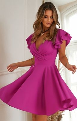 Sukienka elegancka Bicotone ze sklepu: intimiti.pl w kategorii: Sukienki - zdjęcie 3B4B001-93A-4736_224431