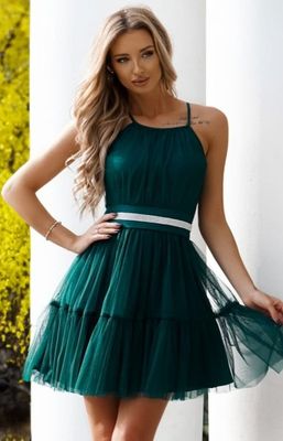 Sukienka bez wzorów elegancka Duet ze sklepu: intimiti.pl w kategorii: Sukienki - zdjęcie 3B4B001-93A-4736_225348