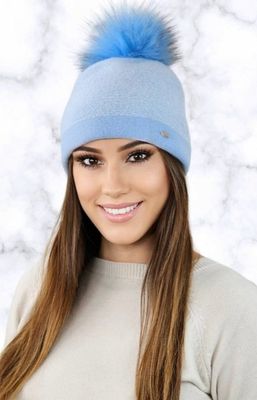 Czapka zimowa damska casual Kamea ze sklepu: intimiti.pl w kategorii: Czapki zimowe damskie - zdjęcie 3B4B001-93A-4736_225772