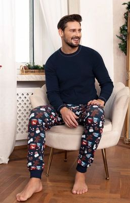 Piżama męska casualowy Italian Fashion ze sklepu: intimiti.pl w kategorii: Piżamy męskie - zdjęcie 3B4B001-93A-4736_226027