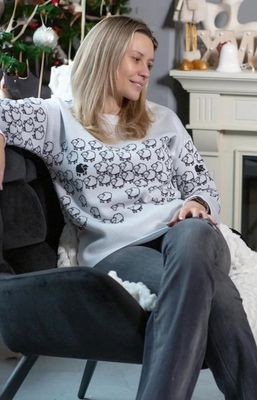 Sweter damski zimowy Fobya ze sklepu: intimiti.pl w kategorii: Swetry damskie - zdjęcie 3B4B001-93A-4736_226182