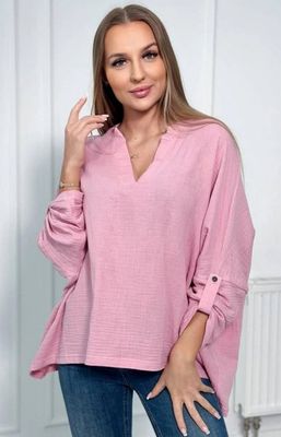 Bluzka damska bez wzorów casual KSI ze sklepu: intimiti.pl w kategorii: Bluzki damskie - zdjęcie 3B4B001-93A-4736_229488