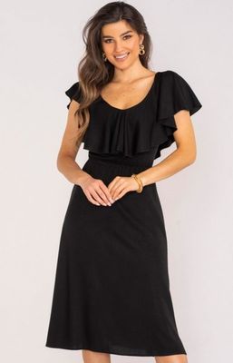 AWAMA - Sukienka elegancka bez wzorów ze sklepu: intimiti.pl w kategorii: Sukienki - zdjęcie 3B4B001-93A-4736_233241