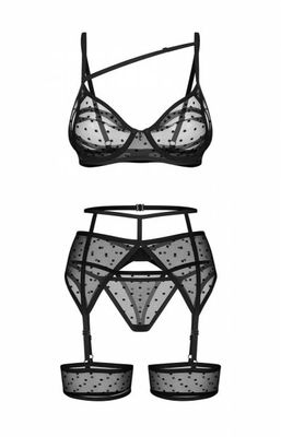 Komplet bielizny damskiej z koronką Obsessive ze sklepu: intimiti.pl w kategorii: Komplety bielizny damskiej - zdjęcie 3B4B001-93A-4736_241003