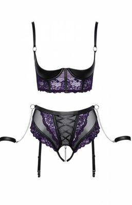Komplet bielizny damskiej boho Cottelli Collection ze sklepu: intimiti.pl w kategorii: Komplety bielizny damskiej - zdjęcie 3B4B001-93A-4736_241380