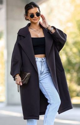 Płaszcz damski Lara Fashion ze sklepu: intimiti.pl w kategorii: Płaszcze damskie - zdjęcie 3B4B001-93A-4736_245719