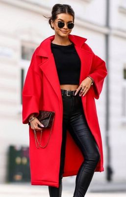 Płaszcz damski Lara Fashion ze sklepu: intimiti.pl w kategorii: Płaszcze damskie - zdjęcie 3B4B001-93A-4736_245720