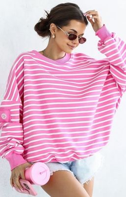Bluza damska w sportowym stylu Lara Fashion ze sklepu: intimiti.pl w kategorii: Bluzy damskie - zdjęcie 3B4B001-93A-4736_246558