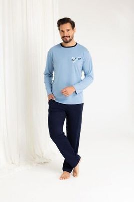 Piżama męska casualowy Regina ze sklepu: intimiti.pl w kategorii: Piżamy męskie - zdjęcie 3B4B001-93A-4736_248492