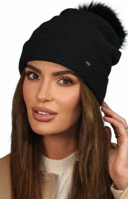 Czapka zimowa damska letni casualowa Kamea ze sklepu: intimiti.pl w kategorii: Czapki zimowe damskie - zdjęcie 3B4B001-93A-4736_250310