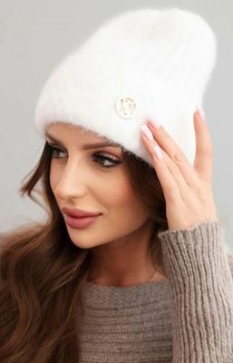 Czapka zimowa damska na zimę KSI ze sklepu: intimiti.pl w kategorii: Czapki zimowe damskie - zdjęcie 3B4B001-93A-4736_251467