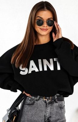Bluza damska z napisami Lara Fashion ze sklepu: intimiti.pl w kategorii: Bluzy damskie - zdjęcie 3B4B001-93A-4736_252186