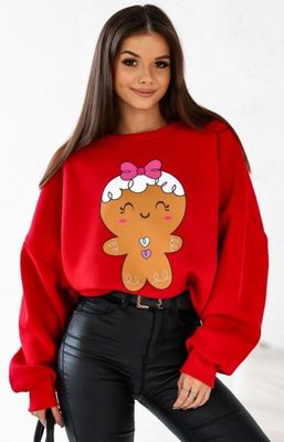 Bluza damska w nadruki Lara Fashion ze sklepu: intimiti.pl w kategorii: Bluzy damskie - zdjęcie 3B4B001-93A-4736_252188