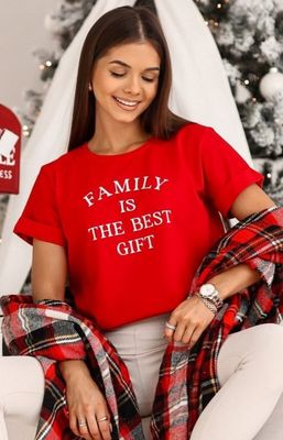 Lara Fashion - Bluzka damska z napisami ze sklepu: intimiti.pl w kategorii: Bluzki damskie - zdjęcie 3B4B001-93A-4736_252309